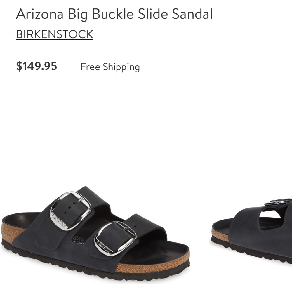 Black Birkenstocks (NWT)